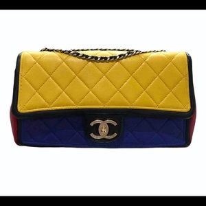 CHANEL - LEATHER CROSSBODY BAG